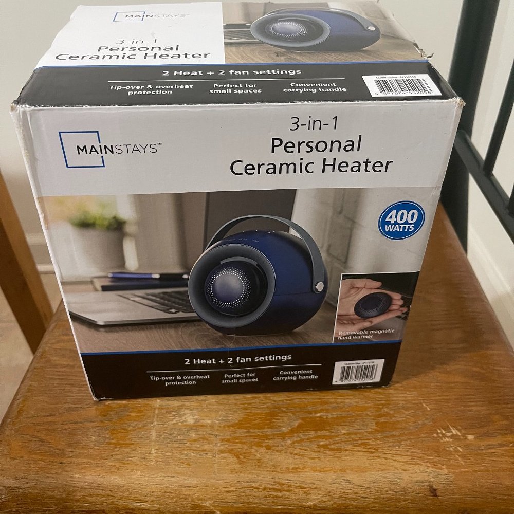 Mainstays 3 in 1 Personal Ceramic Heater